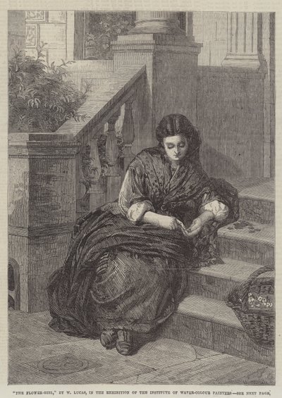 The Flower-Girl by William Lucas